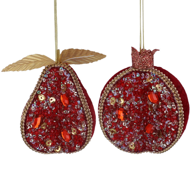 Fabric Hanging  Half Fruit