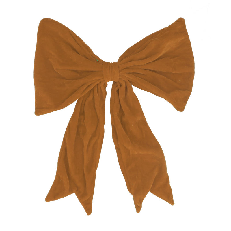 Velvet Clip on Bow