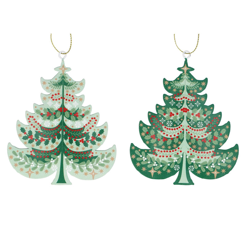 Tin Alpine Tree Hanging Decoration