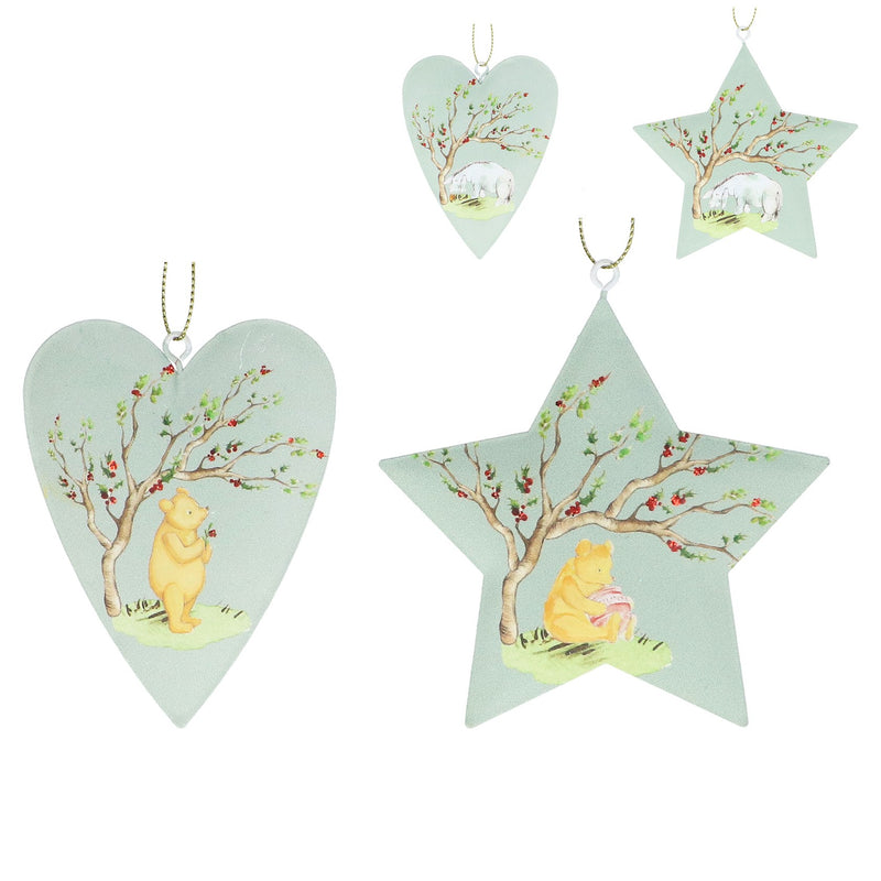 Tin Hanging Winnie The Pooh and Eyore Decoration