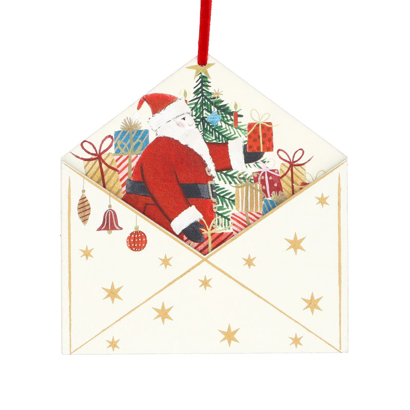 Nostalgia Letter to Santa Wooden Decoration