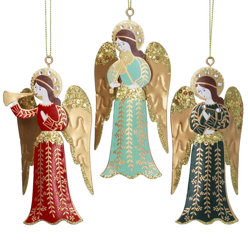 Tin Angel Decoration