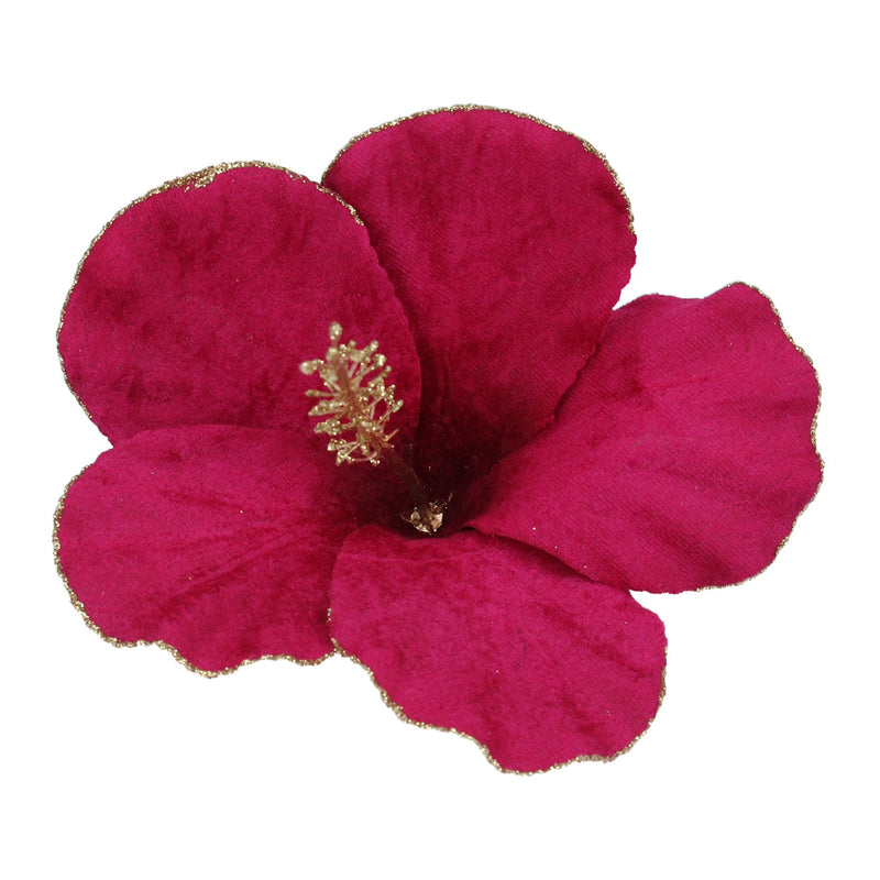 Clip on Flower 17cm - Fuschia Pink Lotus