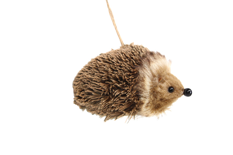 Faux Fur Hedgehog Decoration