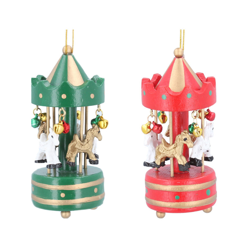 Wooden Coloured Carousel