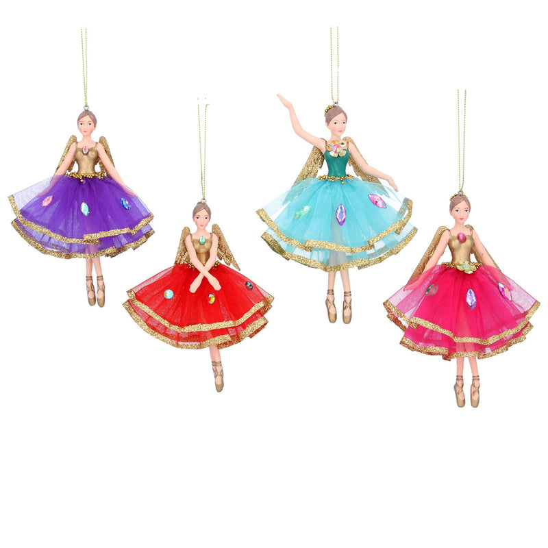 Jewelled Fabric Fairy Decoration