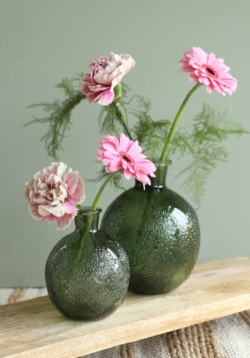 Green Bologna Bottle Vase