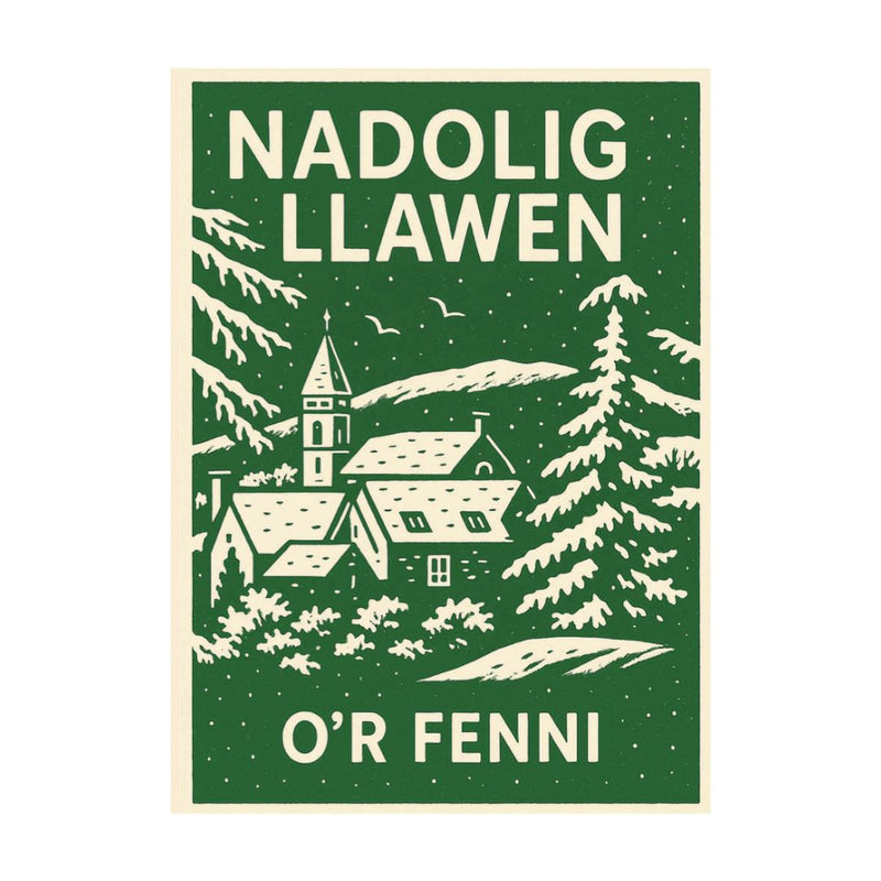 Nadolig Llawen From Abergavenny Card