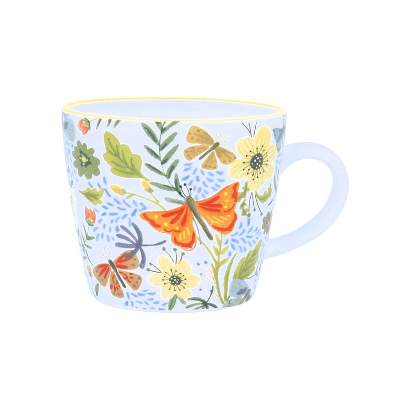 Ceramic Mug - White Butterflies