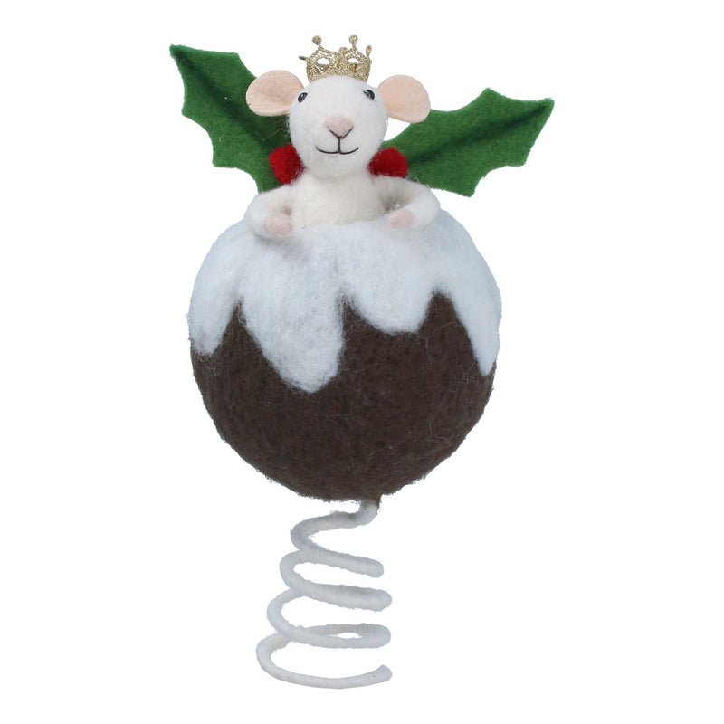 Mixed Wool Pudding/Mouse Tree Topper