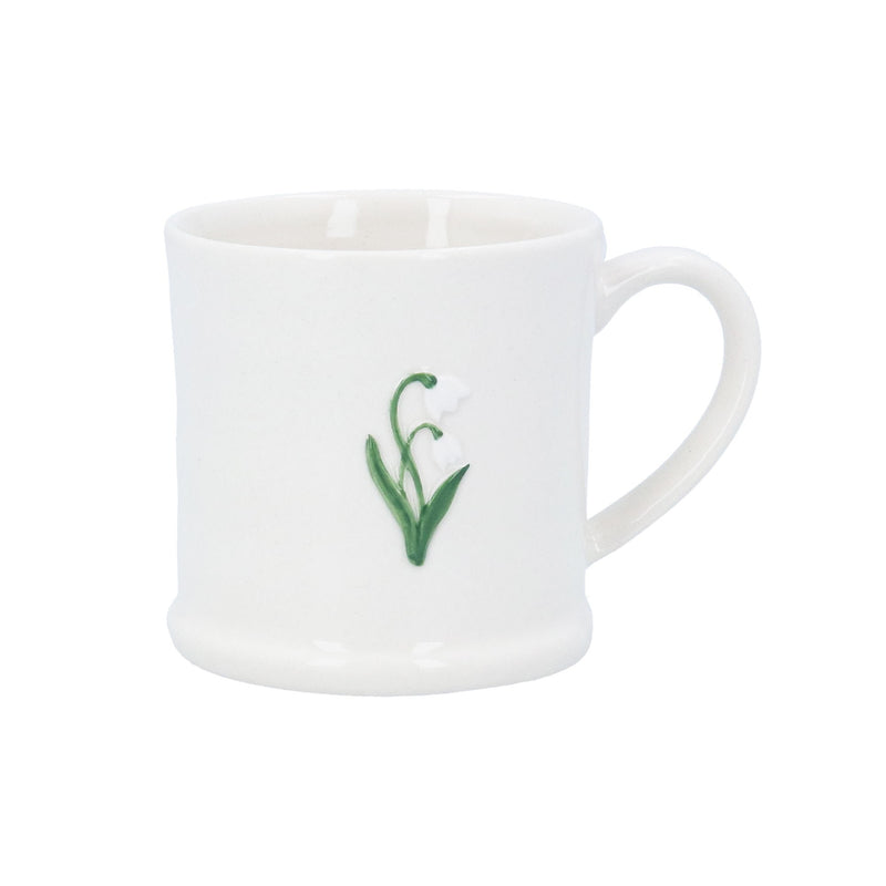 Mini Stoneware Snowdrop Mug