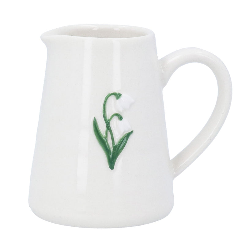 Stoneware Mini Snowdrops Jug