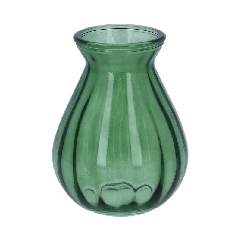 Green Posy Glass Vase