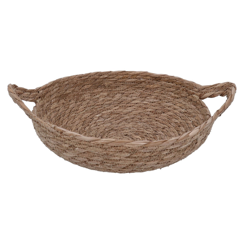 Natural Woven Bowl with Handles Straw Basket