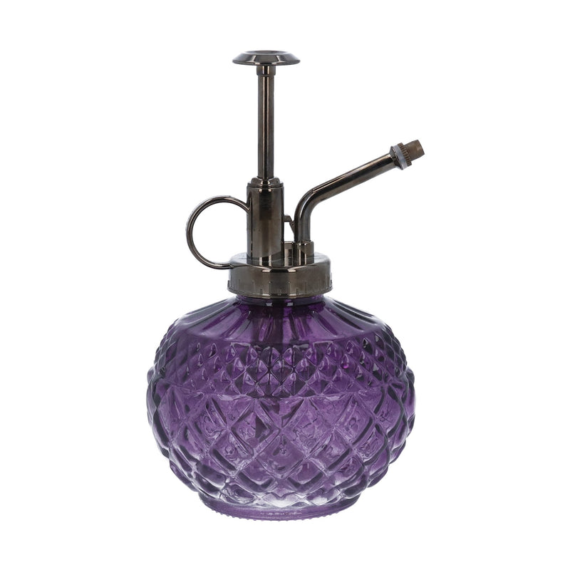 Purple cut glass crystal Mr