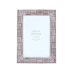 Brown White Wash Resin Picture Frame