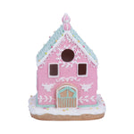 Pink and Blue Iced LED Gingerbread House
