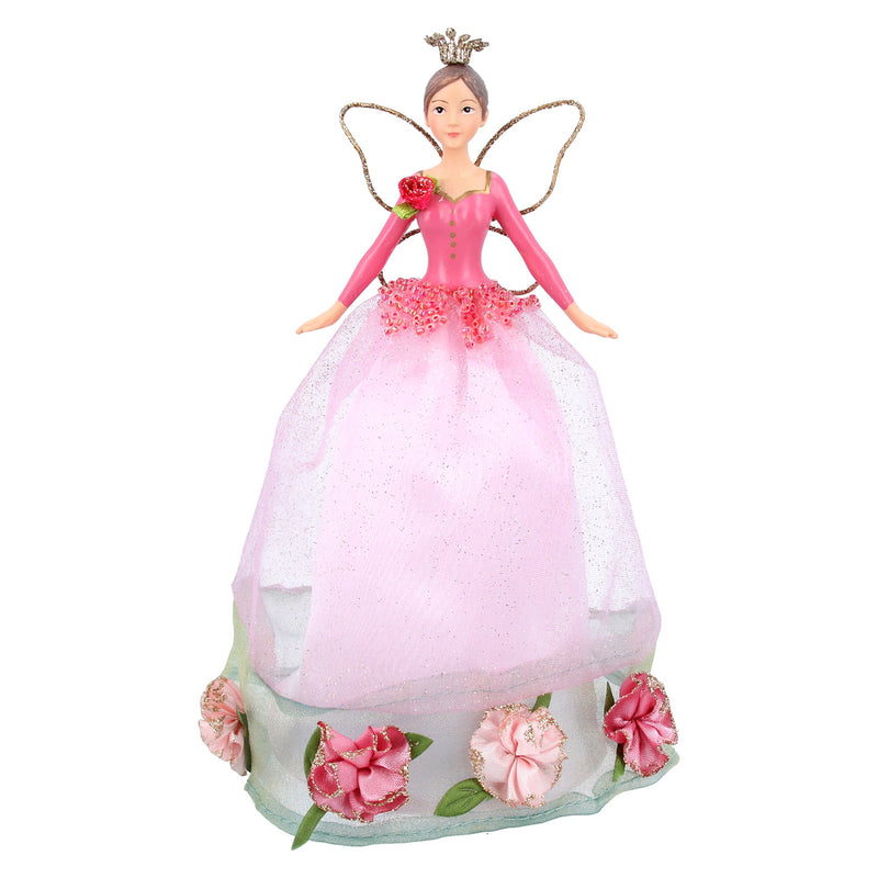 Rose Ball Fairy Tree Topper