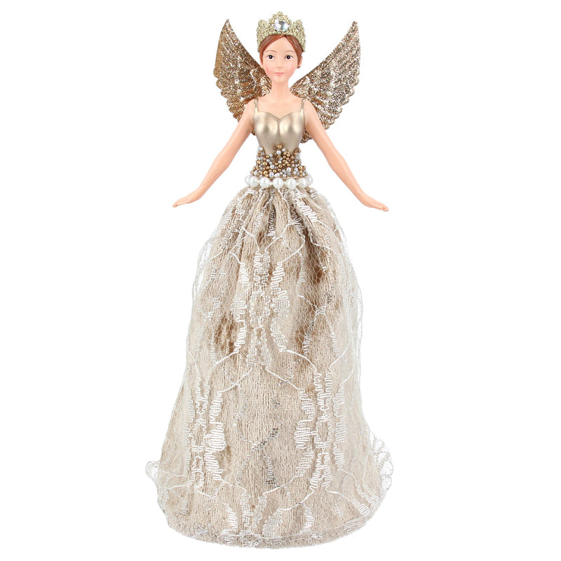 Luxury Gold Lace Fairy Tree Topper
