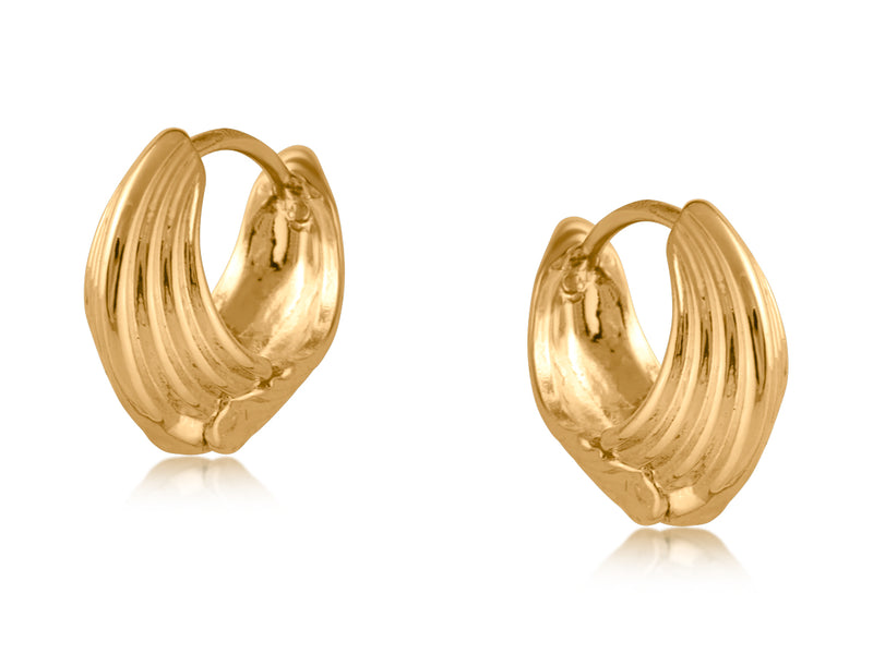 Big Metal London Earrings