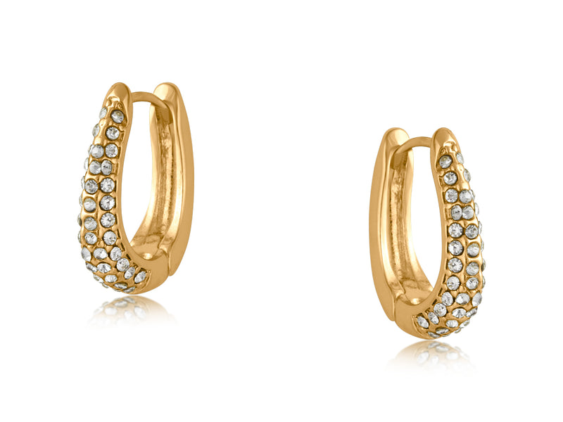 Big Metal London Earrings