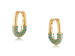 Big Metal London Earrings