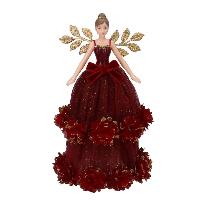 Tree Top Fairy Burgundy with Dahlia Bands