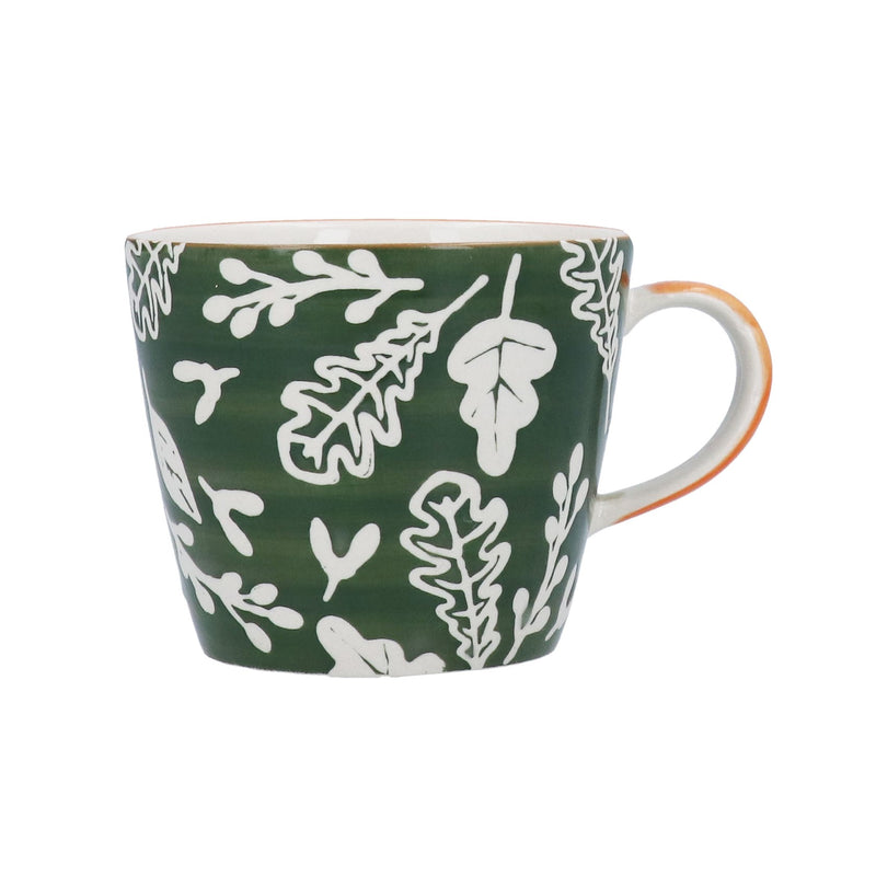 Green Leaf Story Stoneware Mug