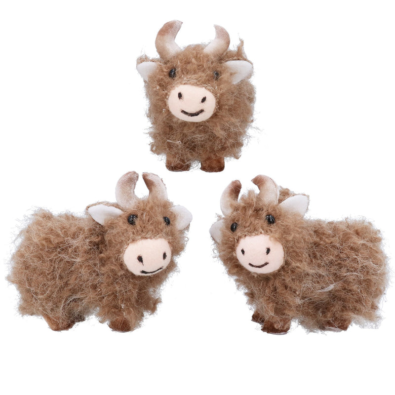 Fabric Highland Cow Decoration