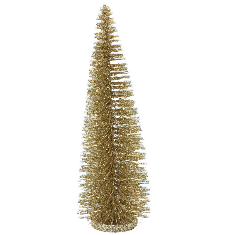 Gold Sparkle Bristle Tree