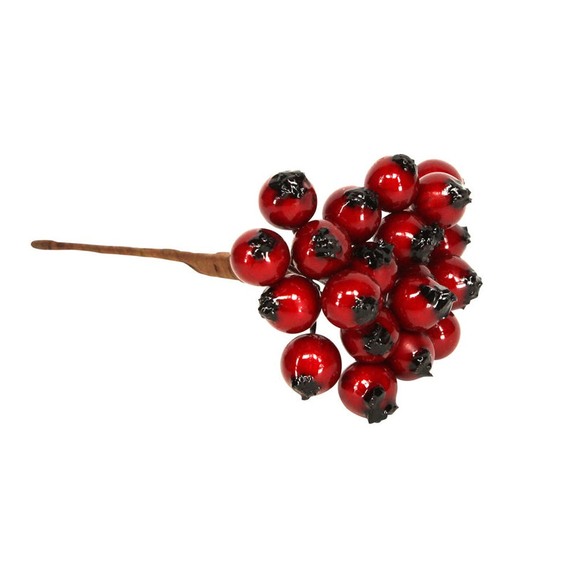Mini red berry Bunch Pick