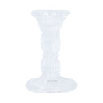 Clear Glass Candlestick