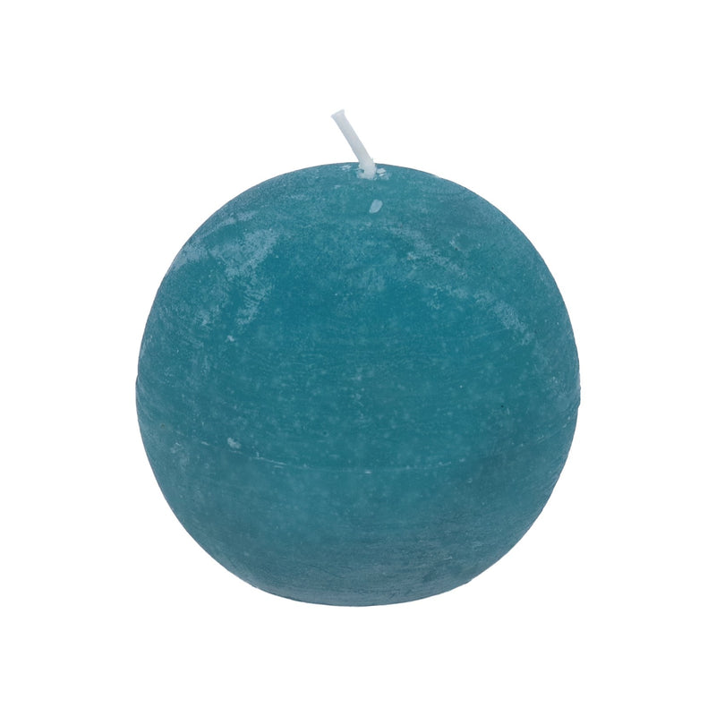 Dark Teal Ball Candle