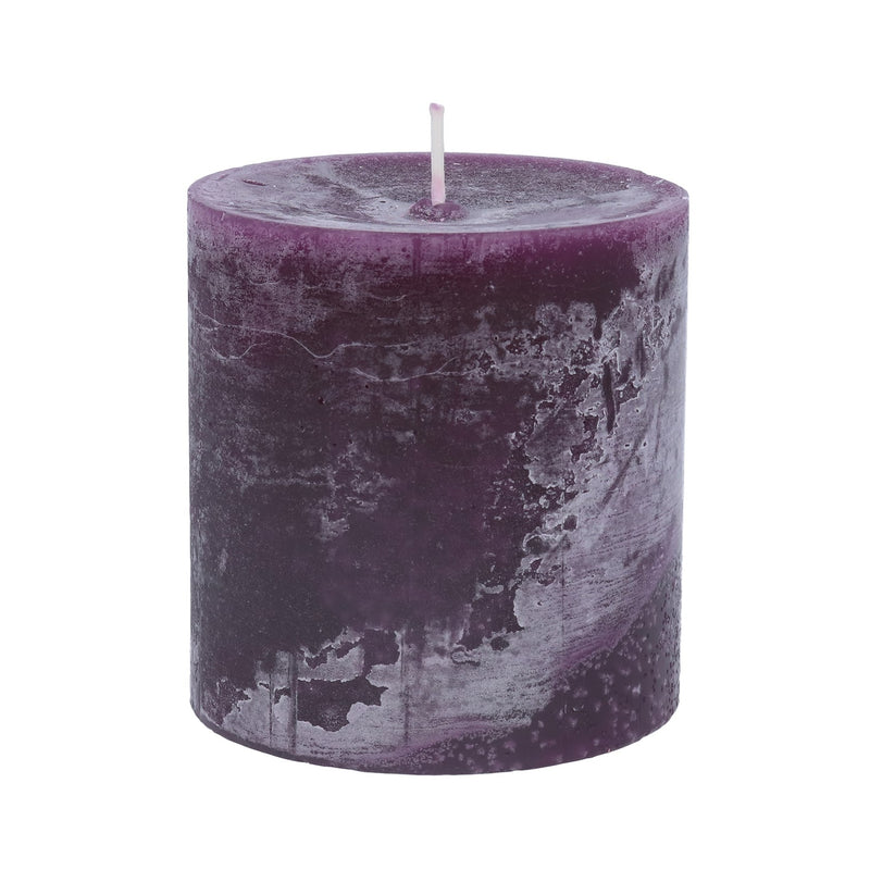 Dark Purple Pillar Candle