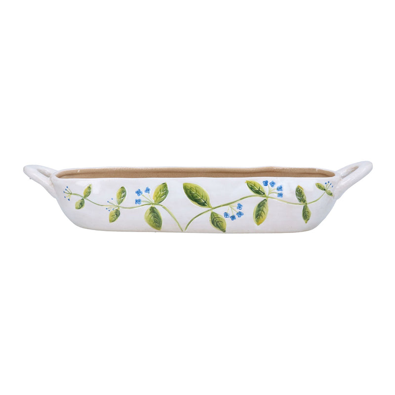 Meadow Stoneware Long Serving Dish