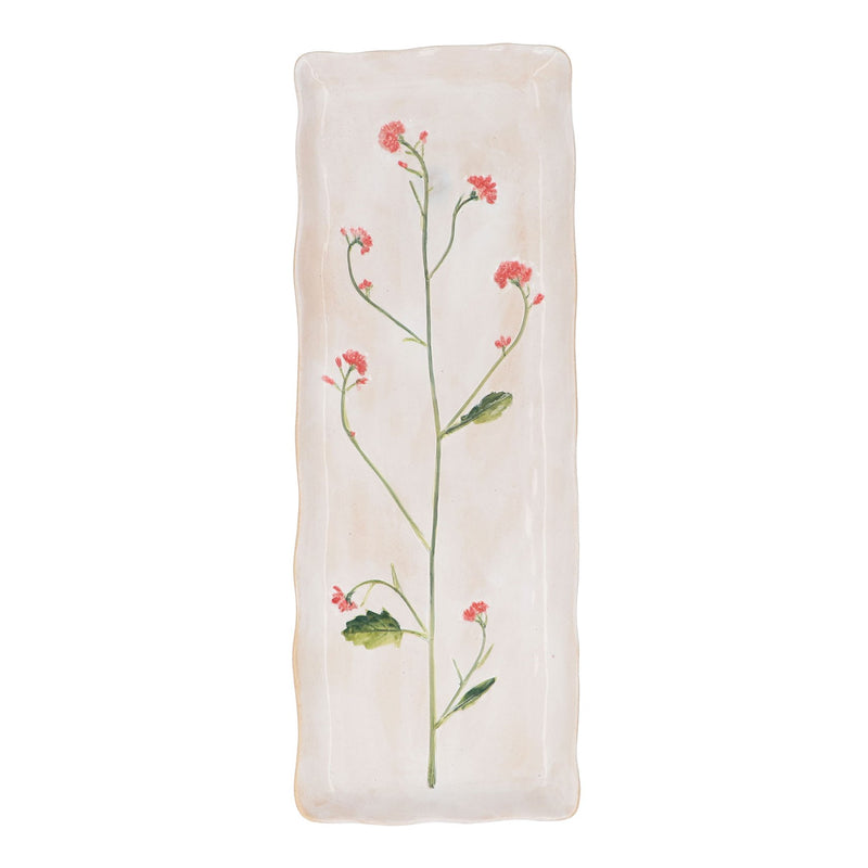 Stoneware Rectangular Meadow Platter