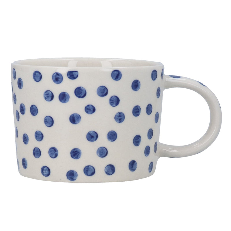 Stoneware Blue Dots Mug