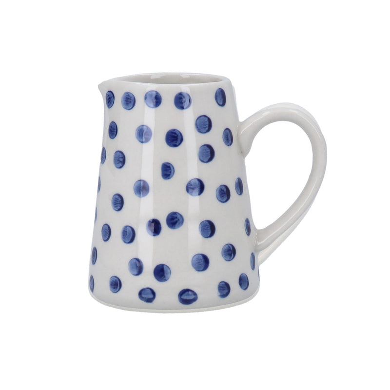 Stoneware Mini Blue Dots Jug