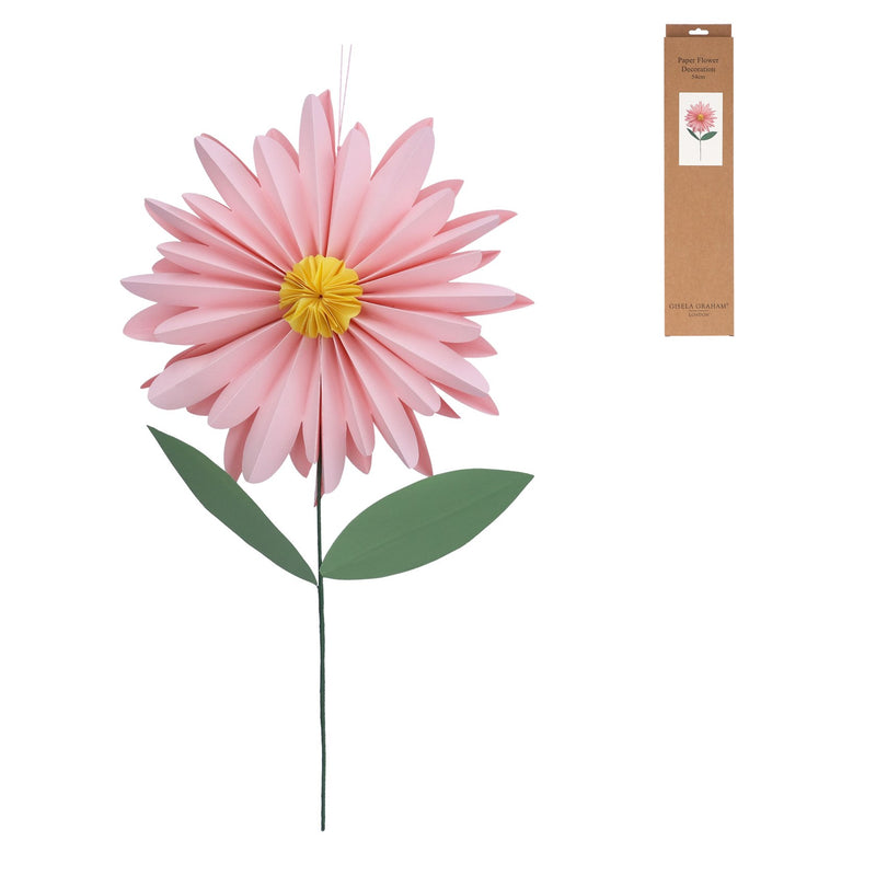 Hot Pink Flower Paper Hanging Decoration