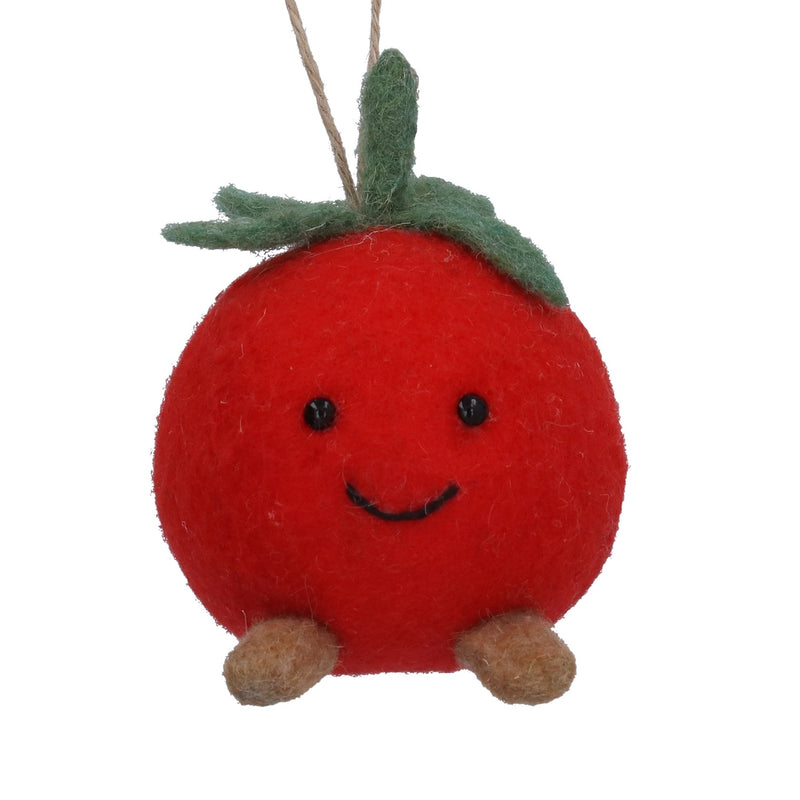 Mixed Tomato Wool Hanging Decoration