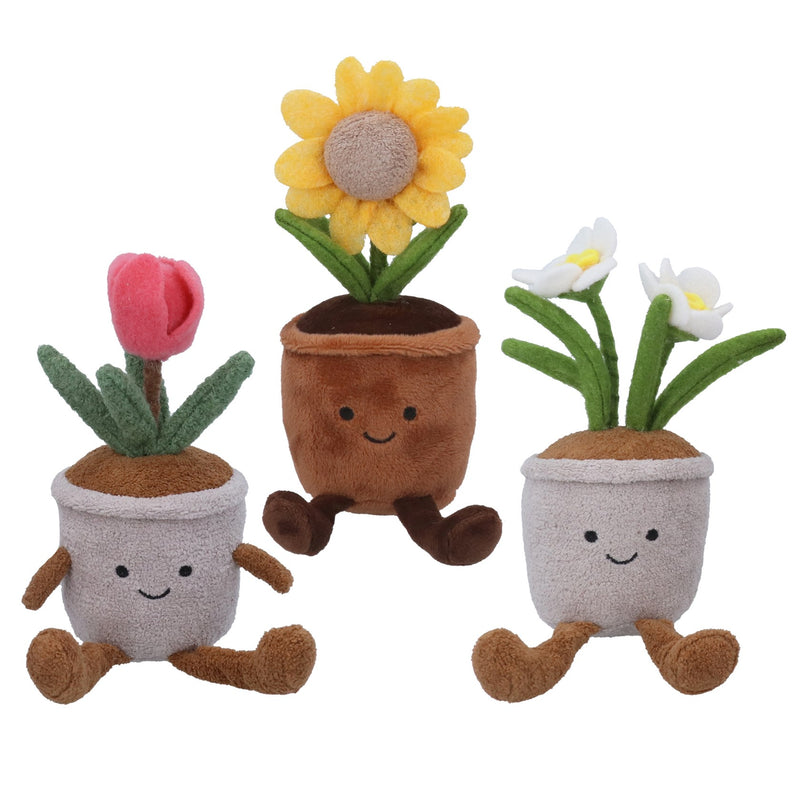 Fabric Potted Flower Shelf Sitter