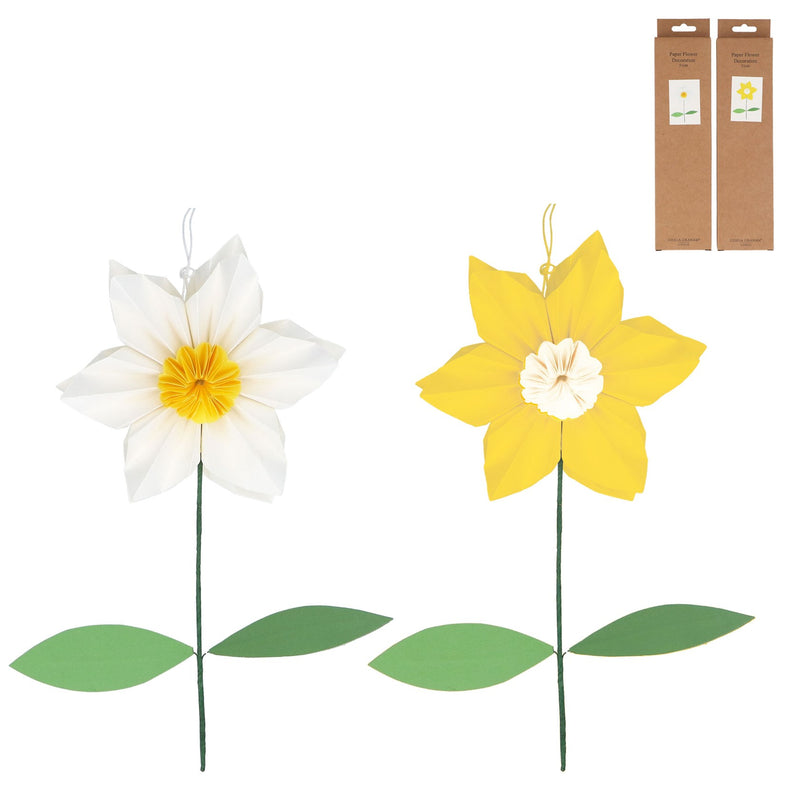 Paper Hanging Daffodil Decoration