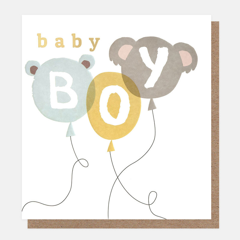 BABY BOY BUNCH OF ANIMAL BALLOONS