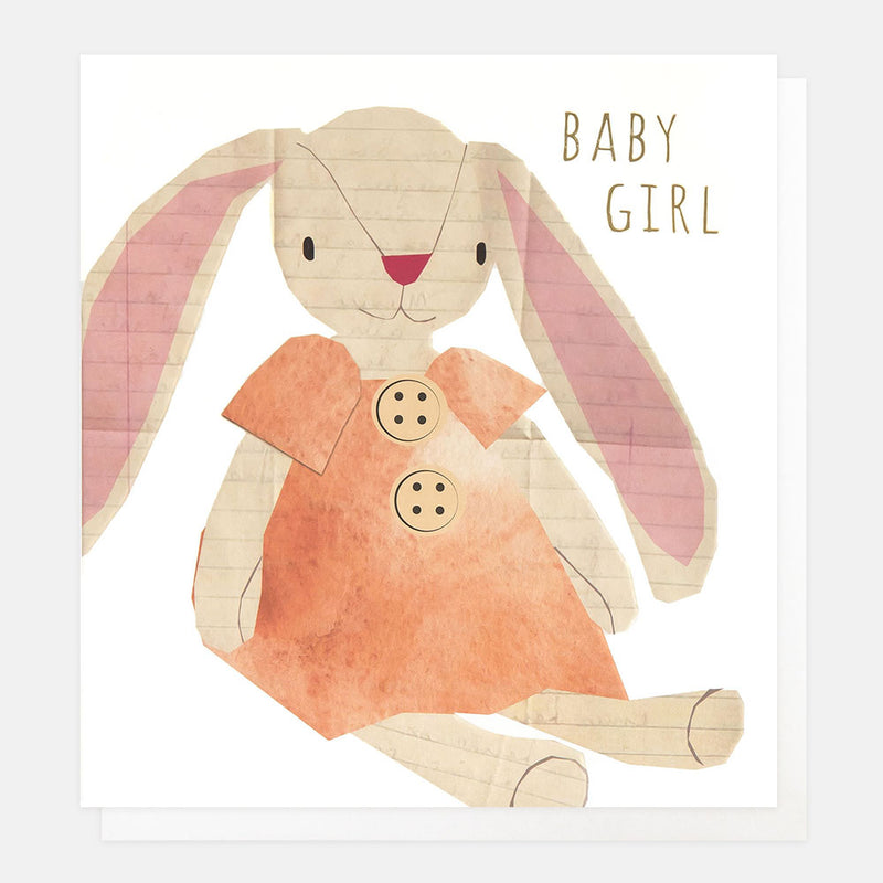 BABY GIRL COLLAGE RABBIT