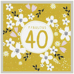 40th Birthday Card