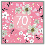 70th Birthday Card