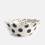 MONO DOTS LARGE FRILLY BOWL