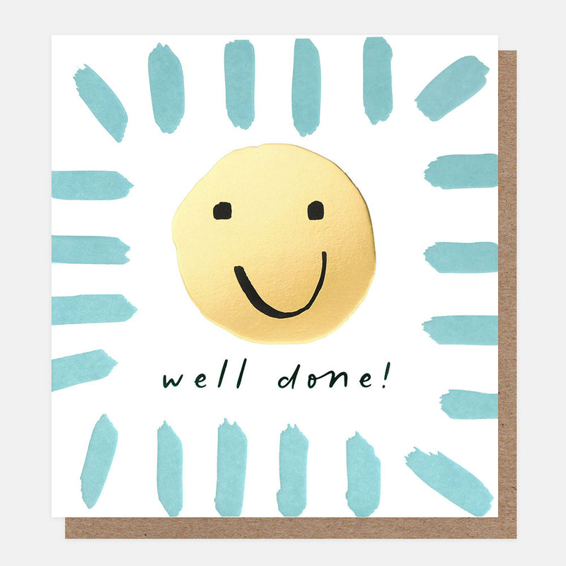 WELL DONE SMILEY FACE WITH BRUSH BORDER