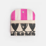 MONO LINKED HEARTS CARHOLDER COIN PURSE