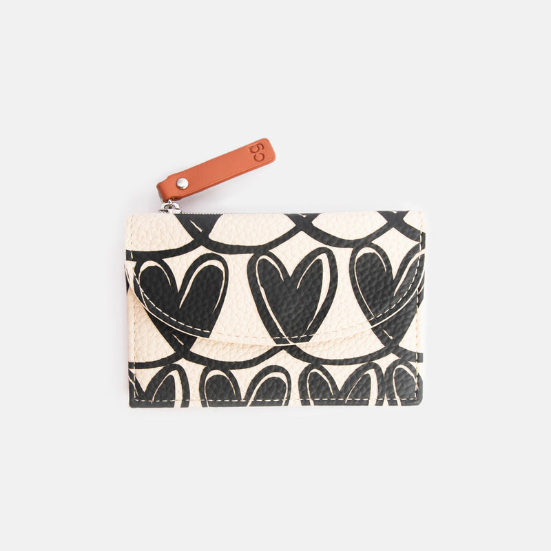 MONO LINKED HEARTS CARHOLDER COIN PURSE